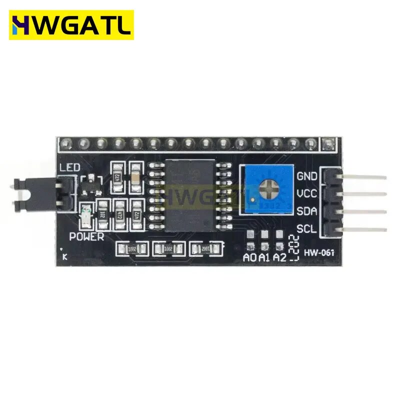 ЖК-модуль LCD1602 синий экран 16x2, IIC Interface