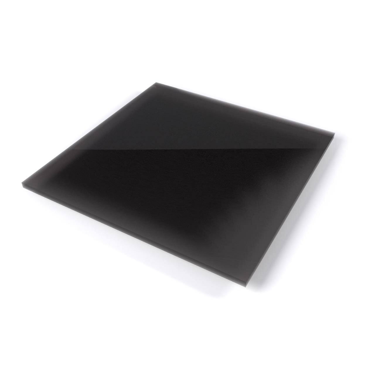 Лист стеклянный закаленный напольный BLACK (СП-1) 1100х1100х8мм