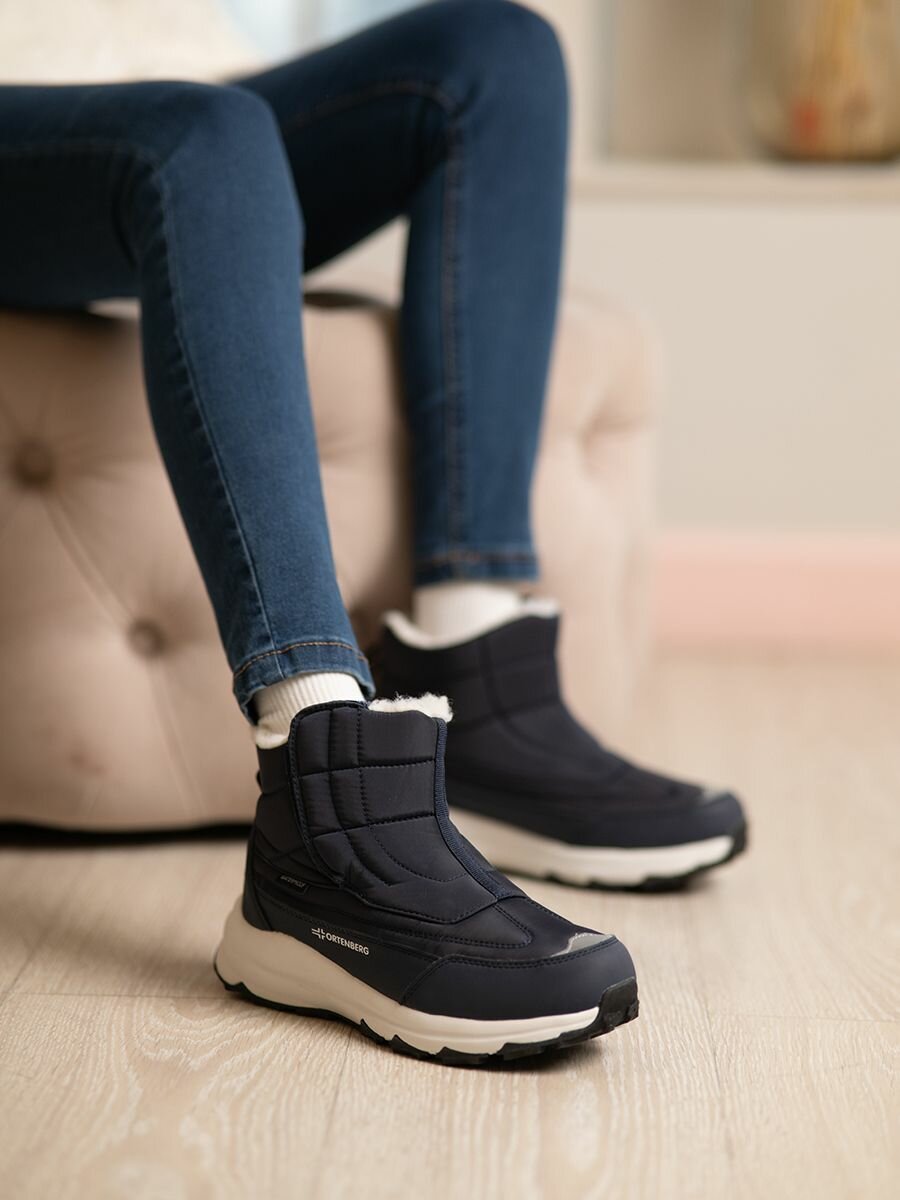 Cапоги зимние женские ортопедические темно-синие ORTENBERG Vallen, арт. 15.28