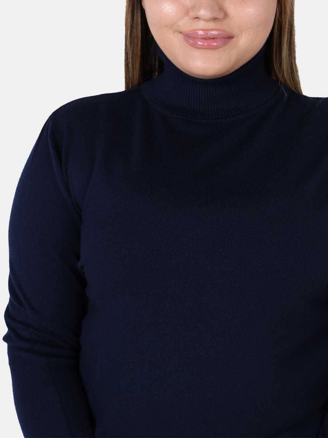 Водолазка , размер One Size, темно-синий — фото 1