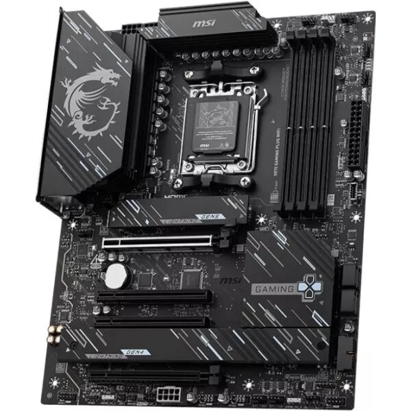 Материнская плата MSI X870 GAMING PLUS WIFI SocketAM5 AMD X870 ATX AC`97 8ch(7.1) 5Gigabit RAID+HDMI — фото 1