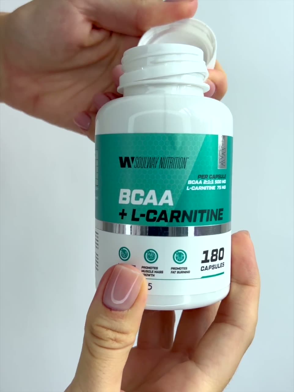 bcaa и l carnitine Аминокислоты для роста мыщц и силы BCAA + L-карнитин 180 капсул – купить в  интернет-магазине SOUL WAY на Яндекс Маркете, 4333925668