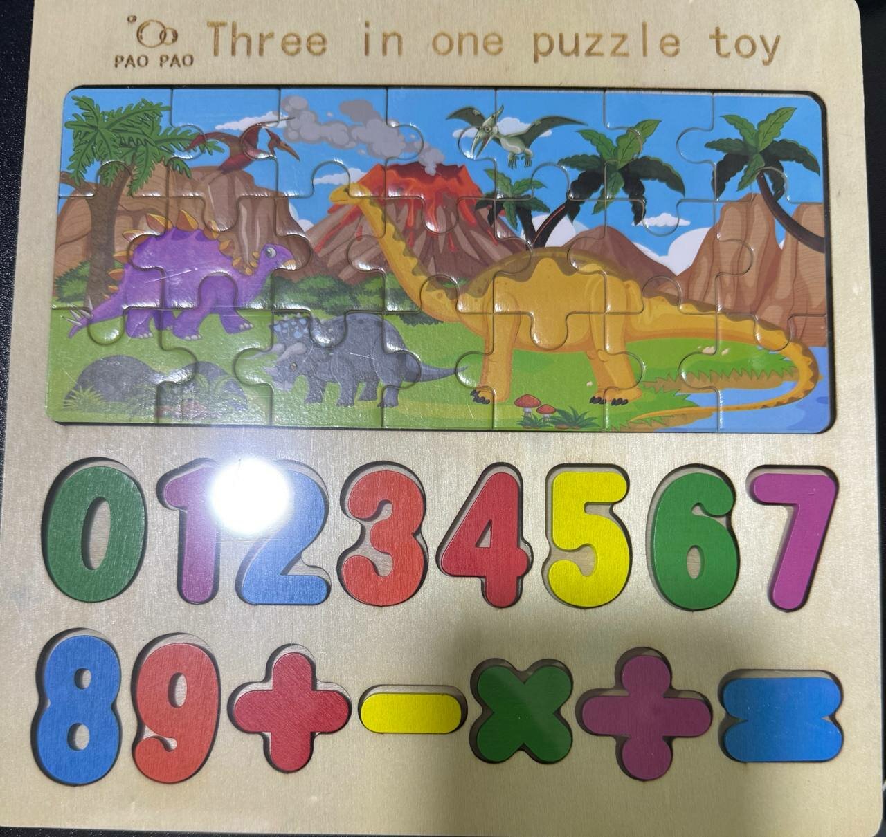 Настольная игра Geometric figures, 130 деталей, акрил, бумага, дерево