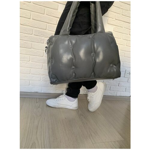 фото Женская сумка , сумка через плечо, стеганая дутая сумка подушка izi-nova