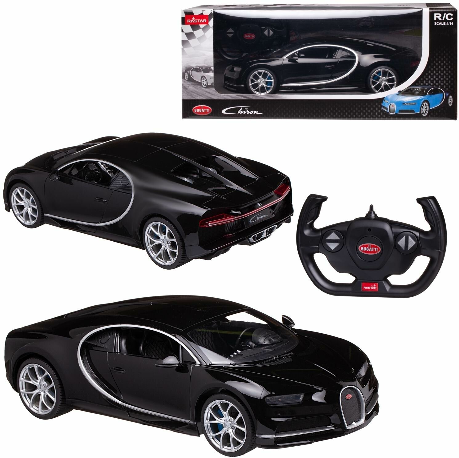 Легковой автомобиль Rastar Bugatti Chiron 75700 1:14 324