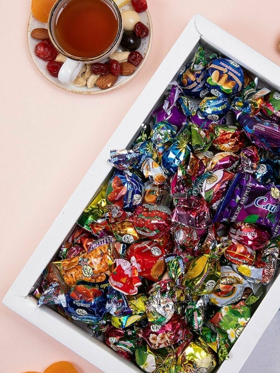 Суворовские конфеты Фрукты, Ягоды и Орехи в шоколадной глазури, 500 г - фотография № 14