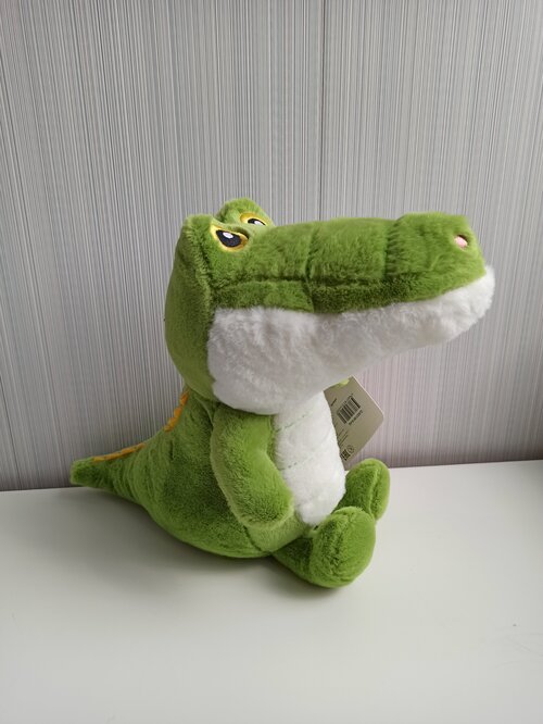 Мягкая игрушка плюшевый зелёный Крокодил 25 см