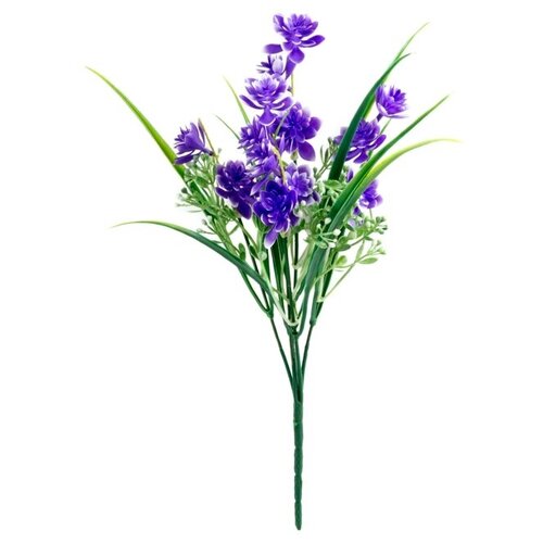 Растение искусственное дельфиниум синий 32см 699₽