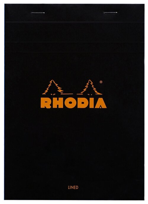 Блокнот Rhodia Basics №16, A5, линейка, 80 г, черный