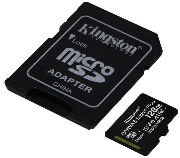 Карта памяти Kingston Canvas Select Plus microSDXC UHS-I (SDCS2/128GB)