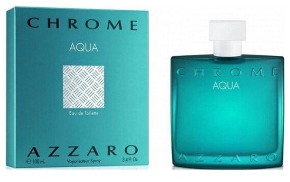 Мужская парфюмерная вода Azzaro Chrome Aqua, 100 мл