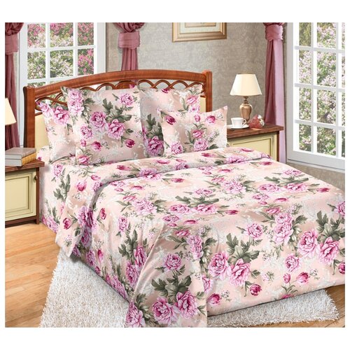 фото Постельное белье «белый сад 3», бязь (евро) текс-дизайн