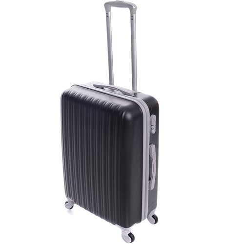 фото Чемодан пластиковый "king", цвет черный размер l. feybaul