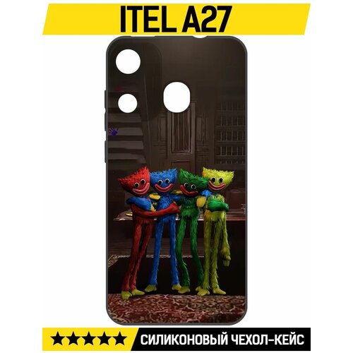 Чехол-накладка Krutoff Soft Case Хаги Ваги - Мини-Хаги для ITEL A27 черный чехол накладка krutoff soft case хаги ваги дейзи для itel a27 черный