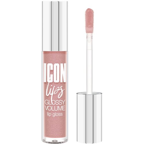 Купить LUXVISAGE Блеск для губ с эффектом объема ICON lips glossy volume тон 504, светло-розовый