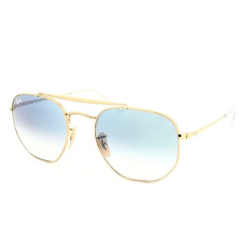 Солнцезащитные очки Ray-Ban, желтый, голубой очки ray ban rb 3547n 001 3f oval flat lenses