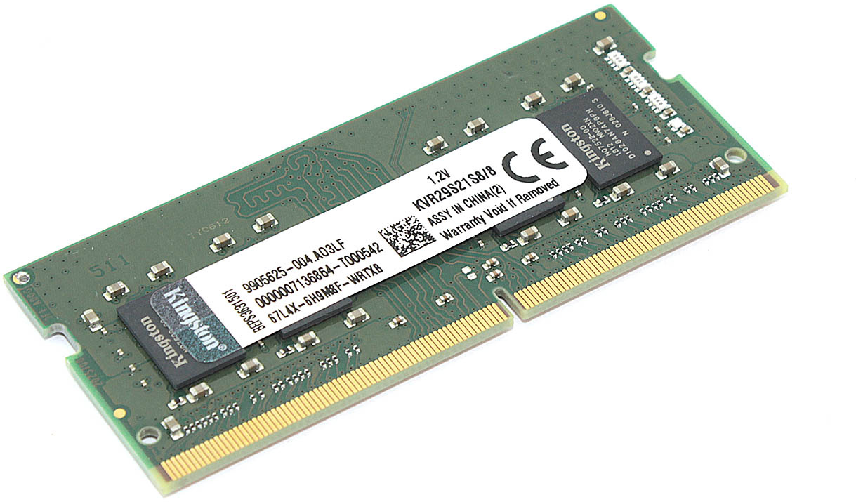 Оперативная память Kingston SODIMM DDR4 8ГБ 2933 MHz PC4-23400 (88418)