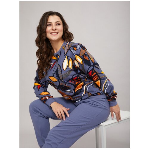 фото Костюм алтекс, размер 58, фиолетовый, оранжевый