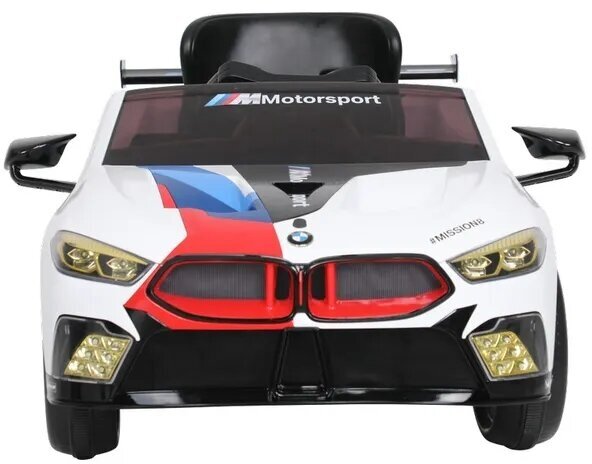 Детский электромобиль ROLLPLAY BMW M8 GTE RACING 12V White c пультом управления