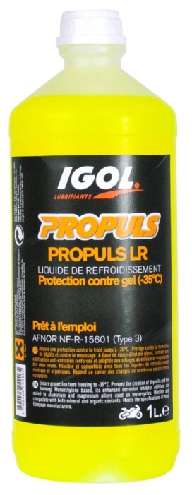 Антифриз/Охлаждающая жидкость IGOL PROPULS LR -35°C (1L)