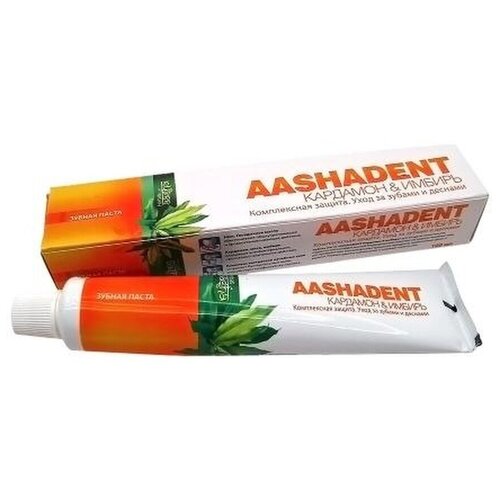 Купить Aasha / Ааша/ Зубная паста Кардамон и Имбирь /(toothpaste) / 100мл / Индия, Aasha Herbals