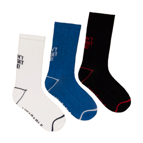 Набор мужских носков Lunarable с принтом, 3 пары, размер 40-43