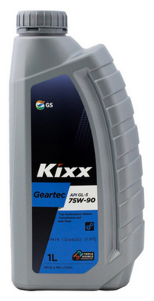 Масло трансмиссионное KIXX GEARTEC 75W90 GL-5 1 л L2962AL1E1