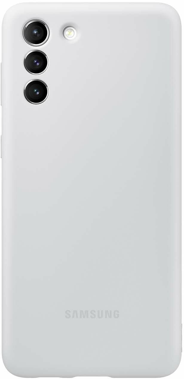 Чехол Samsung Silicone Cover S21+ Light Gray (EF-PG996)