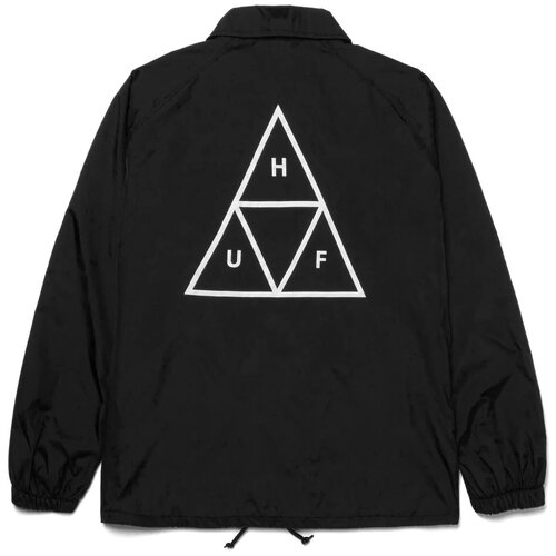 фото Куртка huf демисезонная, силуэт прямой, размер l, черный