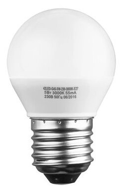 Лампа светодиодная Sweko 38446 E27 G45