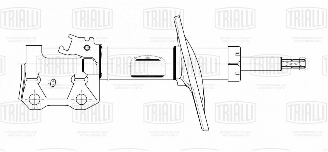 Амортизатор для а/м Toyota Prius (09-) (стойка) перед. прав. (AG 19380), TRIALLI AG19380