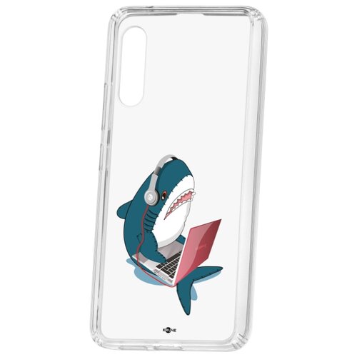 фото Чехол на samsung galaxy a90 5g kruche print акула