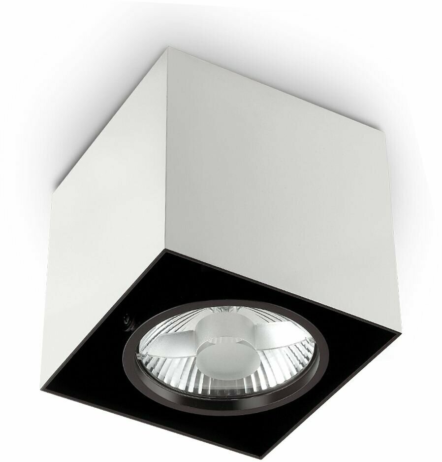 Светильник потолочный ideal lux Mood PL1 D09 Square макс.1х28Вт IP20 GU10 230В Алюминий/Черный Металл 140926. - фотография № 2