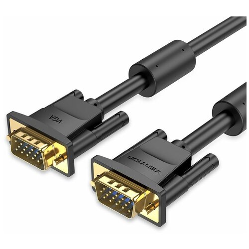 Кабель Vention VGA 15M/15M с 2 ферритовыми фильтрами - 3м. кабель atcom vga vga 3м с фильтрами