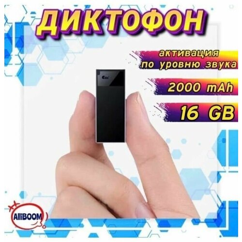 Диктофон с активацией по уровню звука 16 ГБ маленький диктофон 399000₽