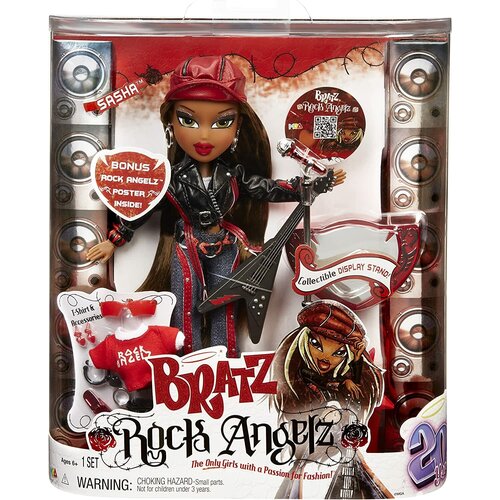 Кукла Саша Братц ангелы рока 20 лет, Bratz Rock Angelz Sasha Special Edition