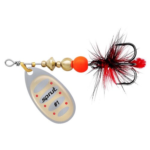 фото Блесна вращающаяся sprut alba ball system #1 ptg