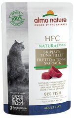 Almo Nature Паучи для Кошек "Филе Полосатого Тунца" 90% мяса (HFC Natural Plus - Skip Jack Tuna Fillet) 0,055 кг x 1 шт.