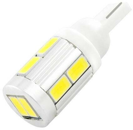 Лампа светодиодная T10 (W5W) 12V 10SMD диодов 1-конт. без цок. белая SKYWAY (ST10-10SMD-5630)