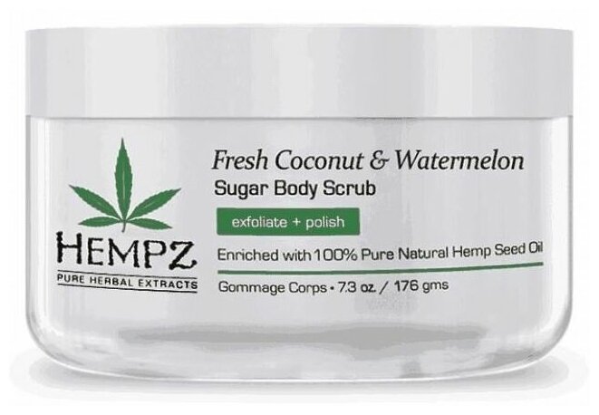 Скраб Hempz Fresh Coconut Watermelon Sugar Body Scrub , 176 г