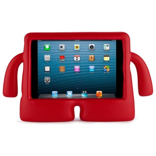 Чехол накладка iPad Air/Air2/Pro 9.7 детский с ручками красный