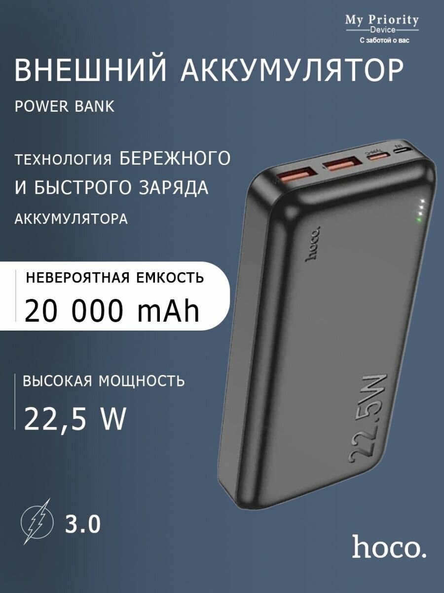 Внешний аккумулятор Повербанк 20000 Пауэрбанк Оригинал