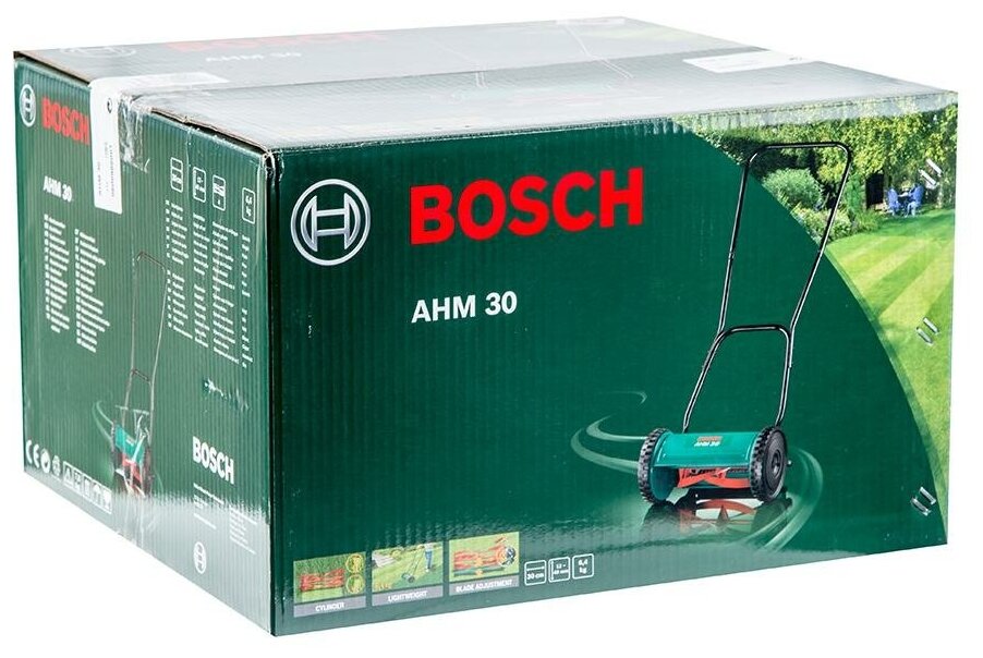 Газонокосилка ручная механическая BOSCH AHM 30 (0.600.886.001) для небольших газоннов - фотография № 16