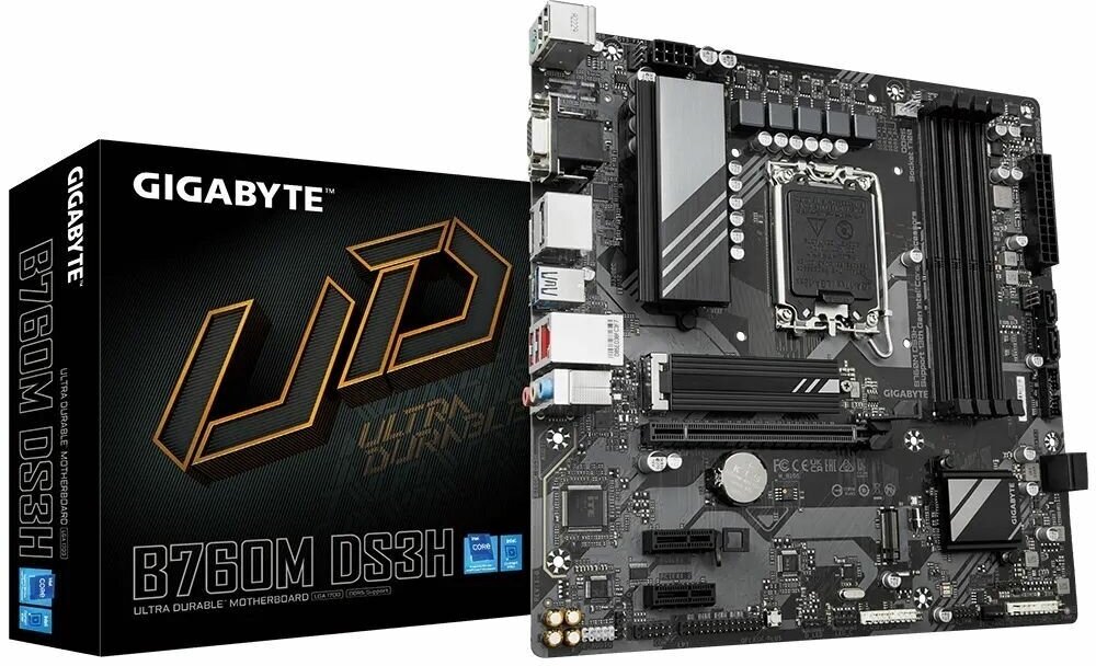 Материнская плата Gigabyte B760M DS3H, Socket 1700