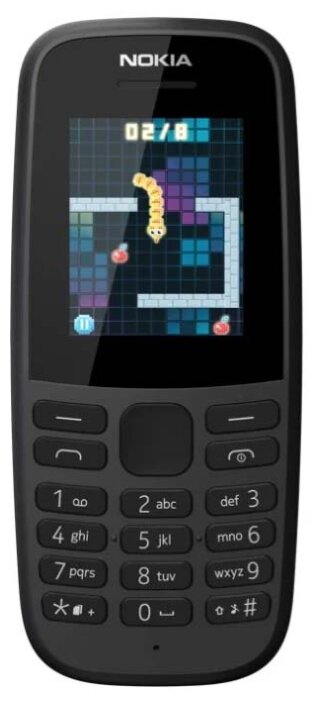 Телефон Nokia 105 SS (2019) без з/у