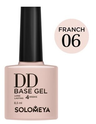 Solomeya Суперэластичная DD-база (Daily Defense) цвет French 06 /DD BASE GEL (French 06)(на основе нано-каучукового материала)