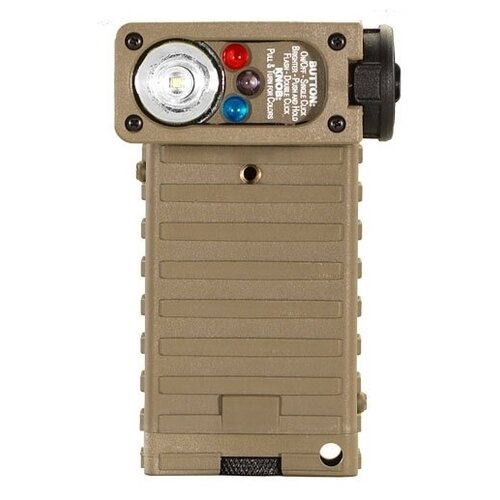 фото Тактический фонарь streamlight sidewinder military, c4 led, блистер, койот, 14000 (доп светодиоды: красный, синий, ir)