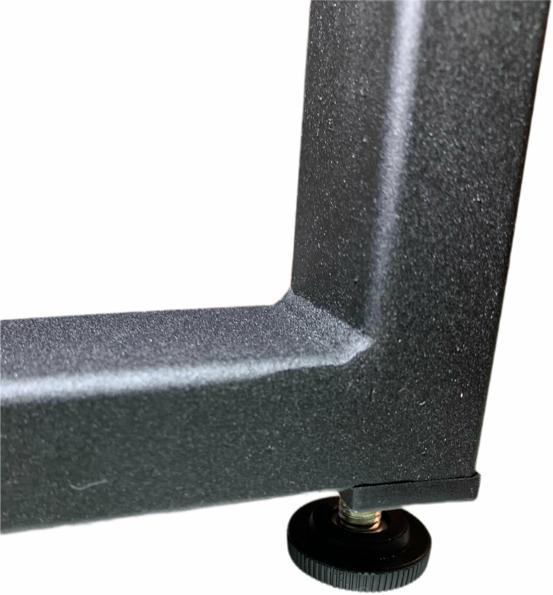 Подстолье для стола лофт "Трапеция" металлическое, квадратное, 85 см * 55 см, чёрное, комплект 2 штуки, ножки для стола лофт - фотография № 7