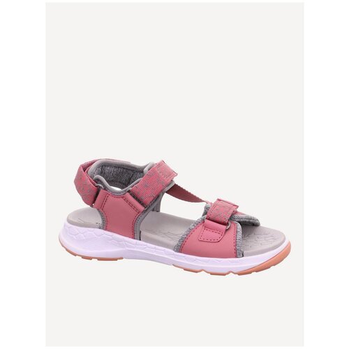 Туфли летние открытые SUPERFIT, для девочек, цвет Розовый, размер 27 розового цвета