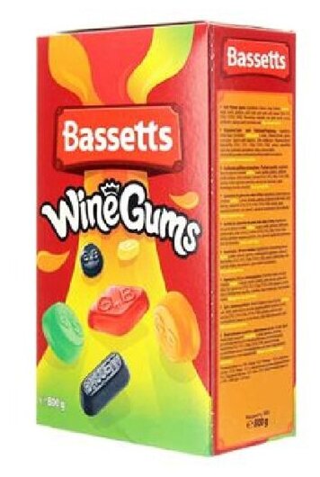 Мармеладные конфеты Bassett's Winegums 800g - фотография № 7